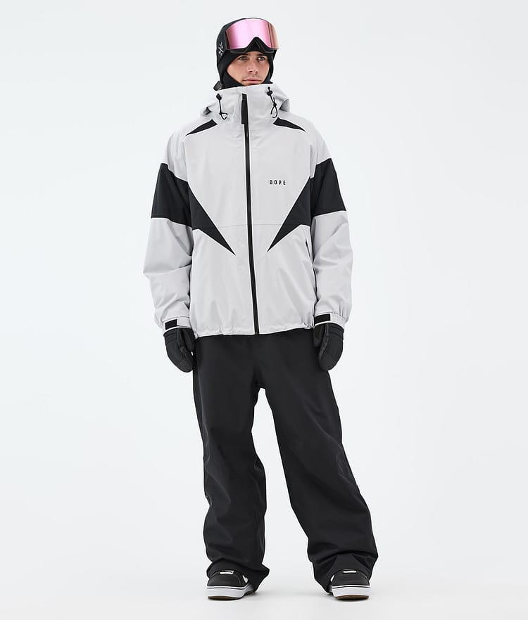 Dope Spartan Snowboardjacke Herren Spike Light Grey/Black, Bild 2 von 8