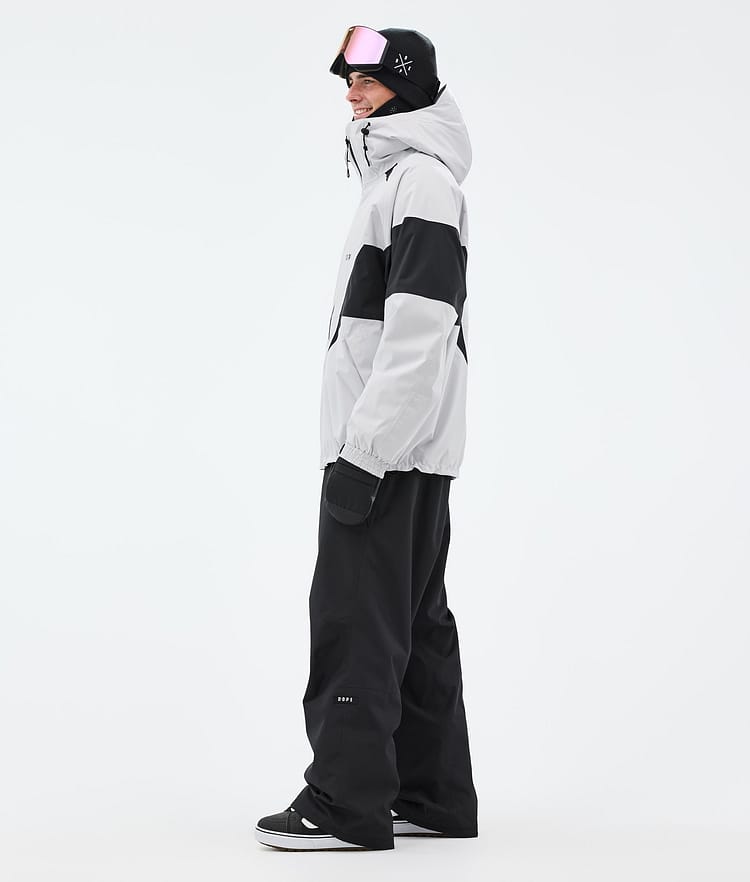 Dope Spartan Snowboardjacke Herren Spike Light Grey/Black, Bild 3 von 8