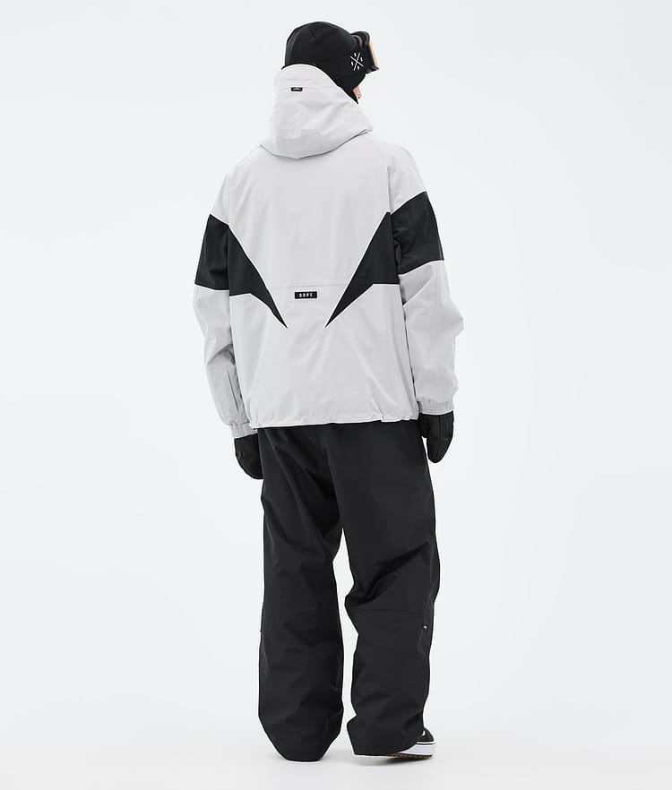 Dope Spartan Snowboardjacke Herren Spike Light Grey/Black, Bild 4 von 8