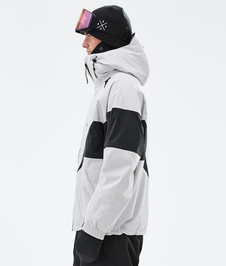 Dope Spartan Snowboardjacke Herren Spike Light Grey/Black, Bild 5 von 8