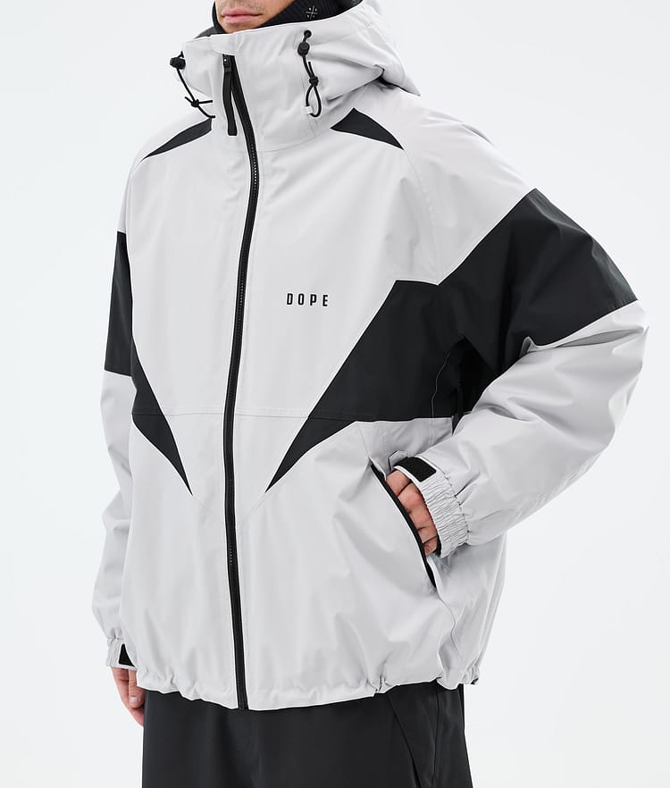 Dope Spartan Snowboardjacke Herren Spike Light Grey/Black, Bild 7 von 8