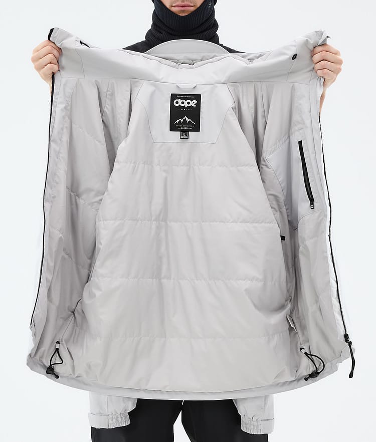Dope Spartan Skijacke Herren Spike Light Grey/Black, Bild 8 von 8