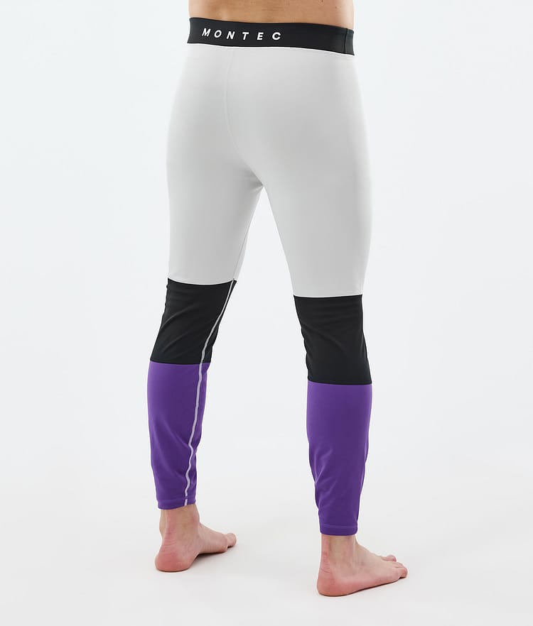 Montec Alpha Funktionshose Herren Light Grey/Black/Vivid Purple, Bild 2 von 7