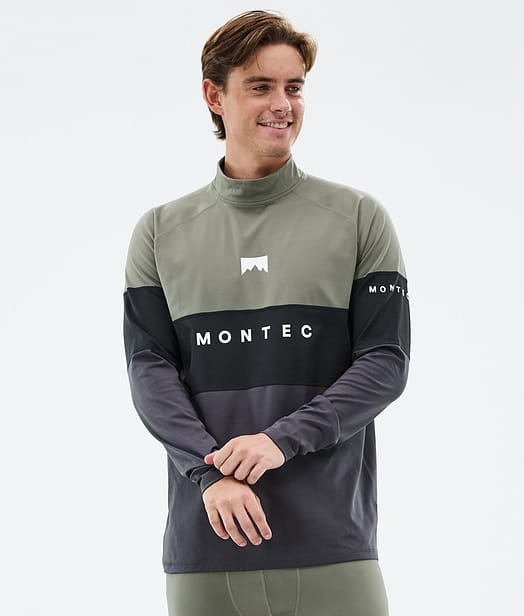 Montec Alpha Funktionsshirt Herren Greenish/Black/Phantom