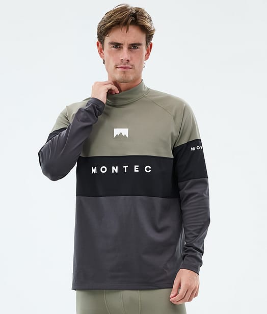 Montec Alpha Funktionsshirt Herren Greenish/Black/Phantom