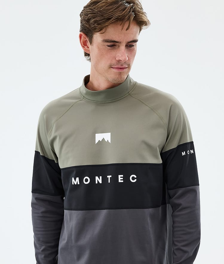 Montec Alpha Funktionsshirt Herren Greenish/Black/Phantom, Bild 2 von 5