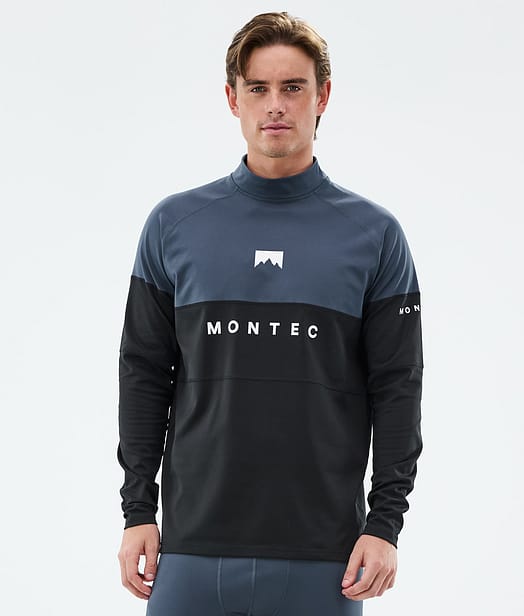 Montec Alpha Funktionsshirt Herren Metal Blue/Black