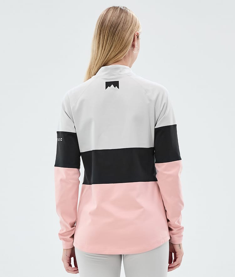 Montec Alpha W Funktionsshirt Damen Light Grey/Black/Soft Pink, Bild 5 von 5