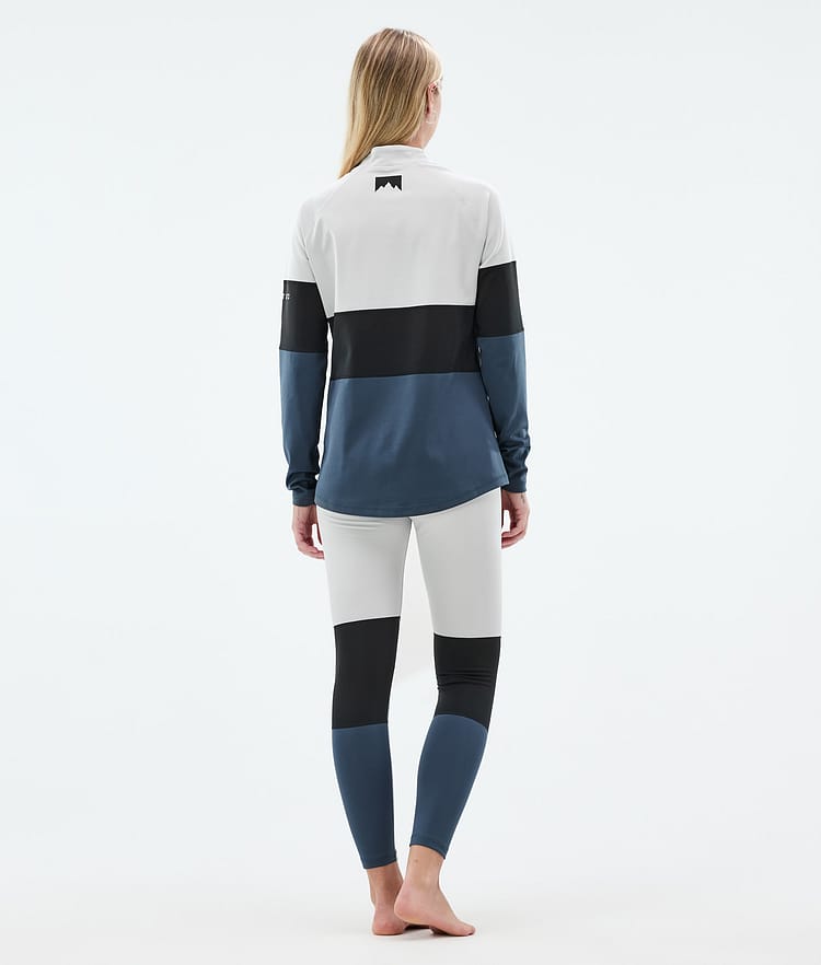 Montec Alpha W Funktionsshirt Damen Light Grey/Black/Metal Blue, Bild 4 von 5