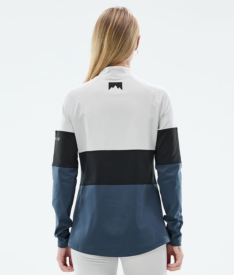 Montec Alpha W Funktionsshirt Damen Light Grey/Black/Metal Blue, Bild 5 von 5