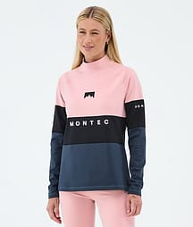 Montec Alpha W Funktionsshirt Damen Soft Pink/Black/Metal Blue