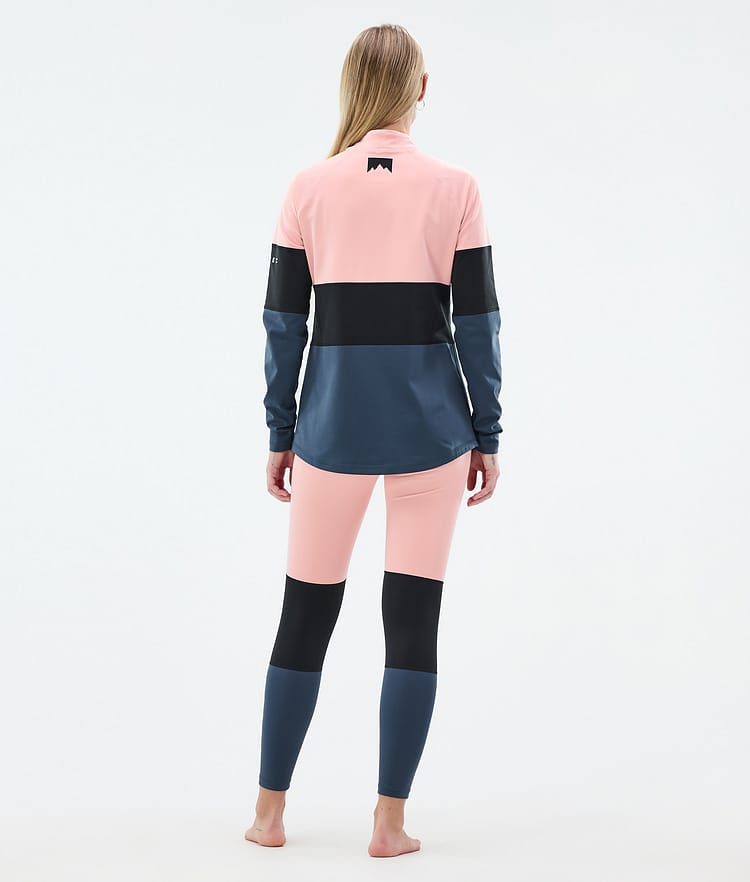 Montec Alpha W Funktionsshirt Damen Soft Pink/Black/Metal Blue, Bild 4 von 5