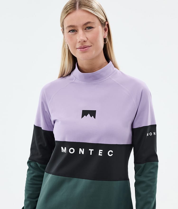 Montec Alpha W Funktionsshirt Damen Faded Violet/Black/Dark Atlantic, Bild 2 von 5