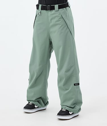 Dope Big W Snowboardhose Damen Faded Green