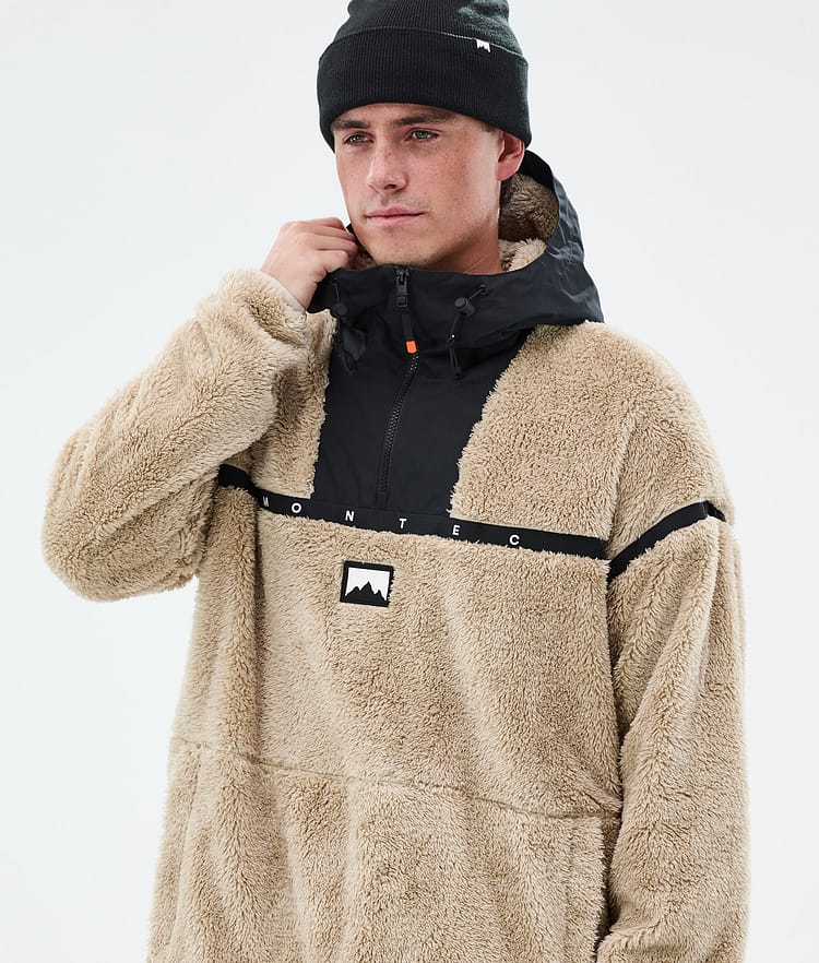 Montec Uniform Fleece Hoodie Herren Sand/Black, Bild 2 von 6