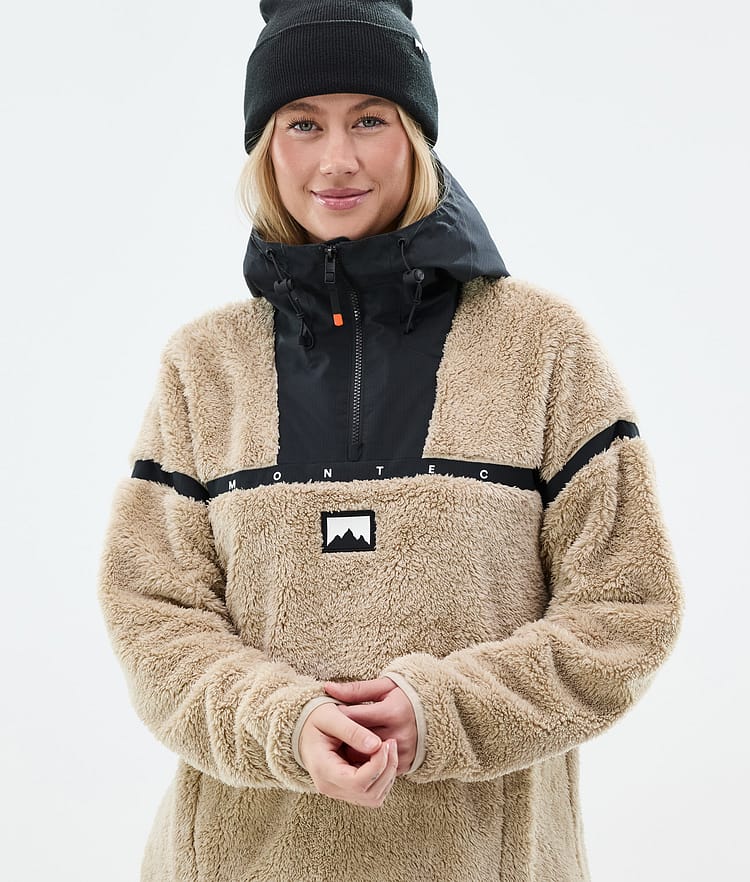 Montec Uniform W Fleece Hoodie Damen Sand/Black, Bild 2 von 6