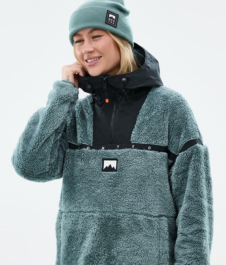 Montec Uniform W Fleece Hoodie Damen Atlantic/Black, Bild 2 von 6