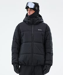 Dope Puffer Full Zip Snowboardjacke Herren Black