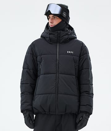 Dope Puffer Full Zip Snowboardjacke Black