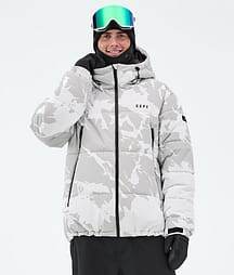 Dope Puffer Full Zip 25 Snowboardjacke Herren Grey Camo