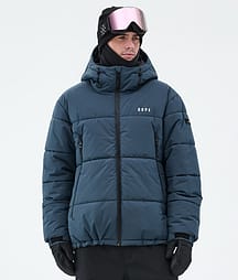 Dope Puffer Full Zip Skijacke Herren Metal Blue
