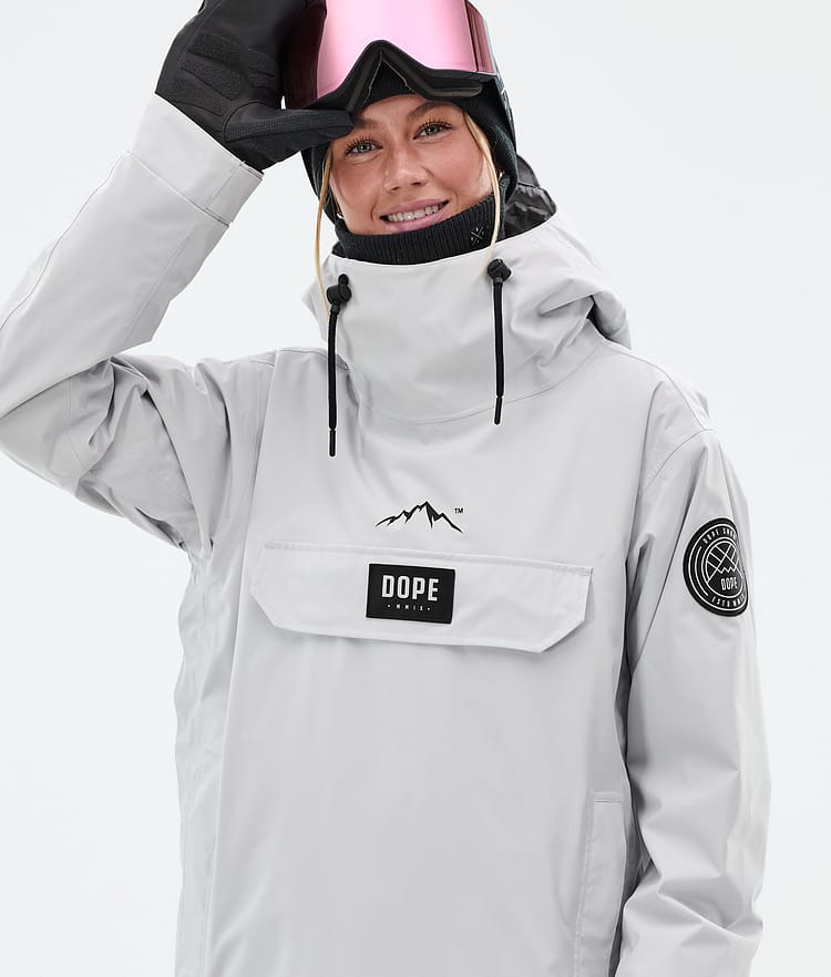 Dope Blizzard W Snowboardjacke Damen Light Grey, Bild 2 von 9