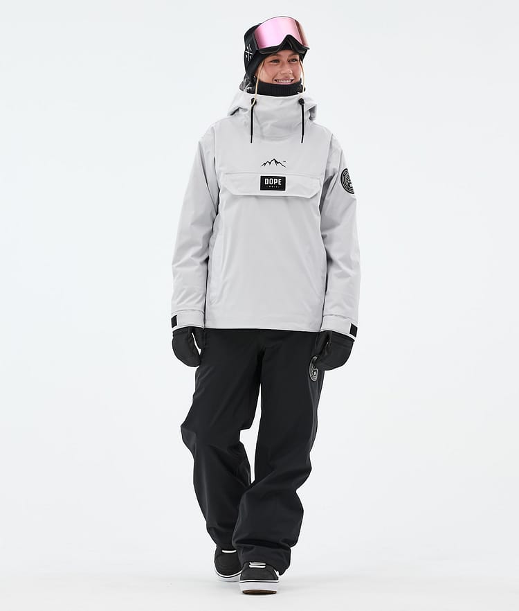 Dope Blizzard W Snowboardjacke Damen Light Grey, Bild 3 von 9