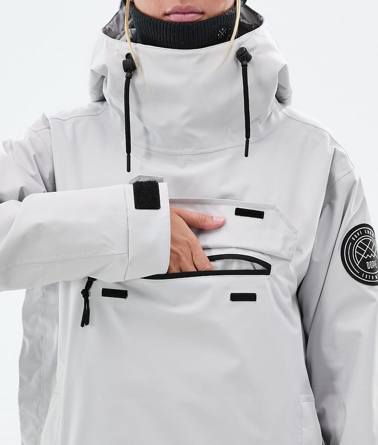 Dope Blizzard W Skijacke Damen Light Grey, Bild 9 von 9