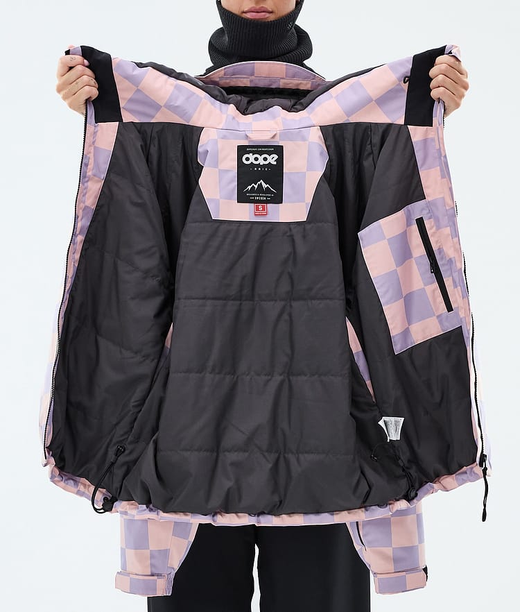 Dope Spartan W Skijacke Damen Squares, Image 8 of 8