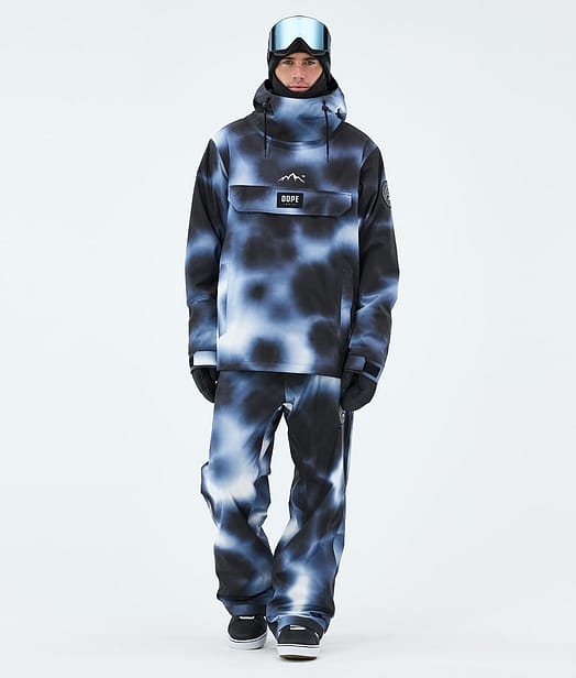 Dope Blizzard Snowboard Outfit Dark Blue Tiedye