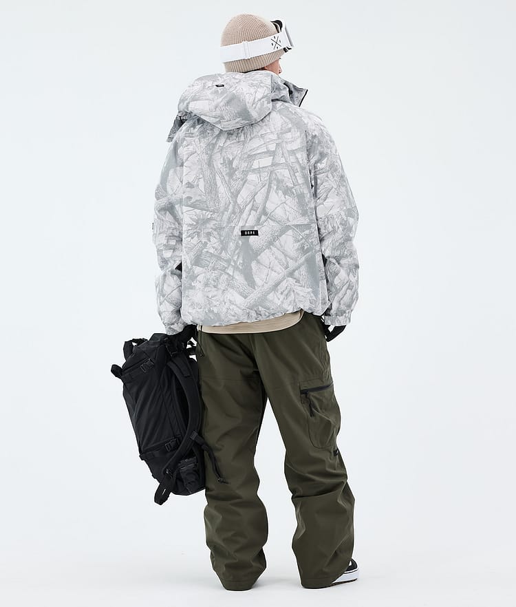 Dope Spartan Snowboard Outfit Herren Fakewood/Olive Green, Image 2 of 2