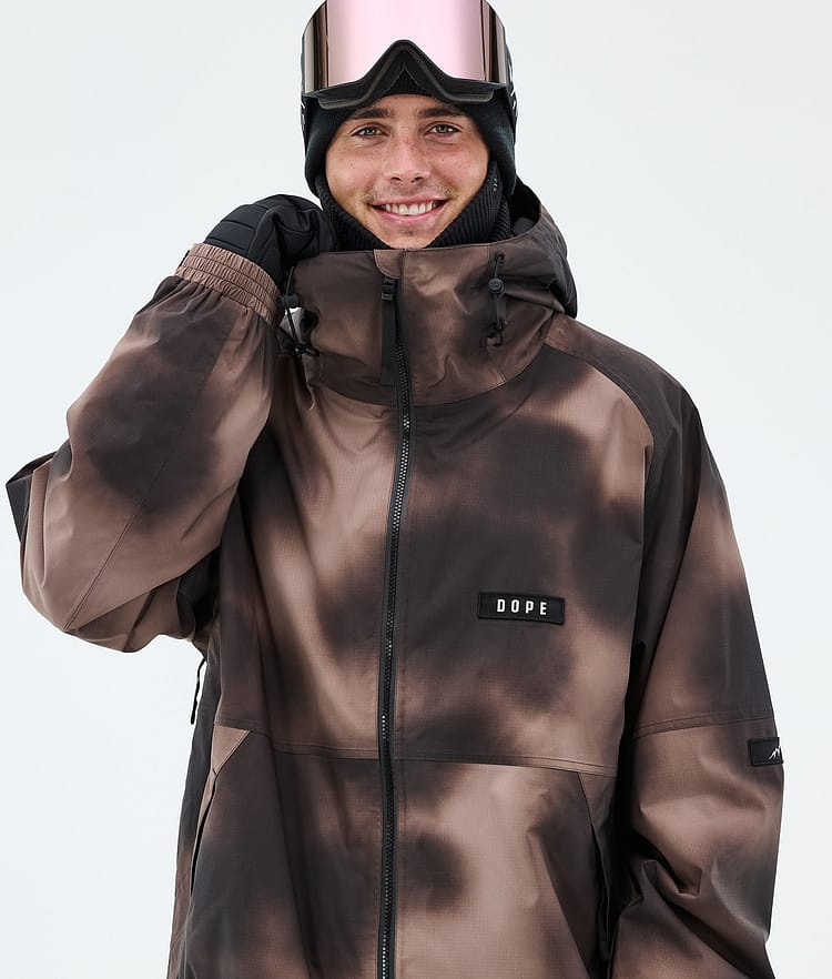 Dope Spartan Skijacke Herren Brown Tiedye, Image 4 of 8