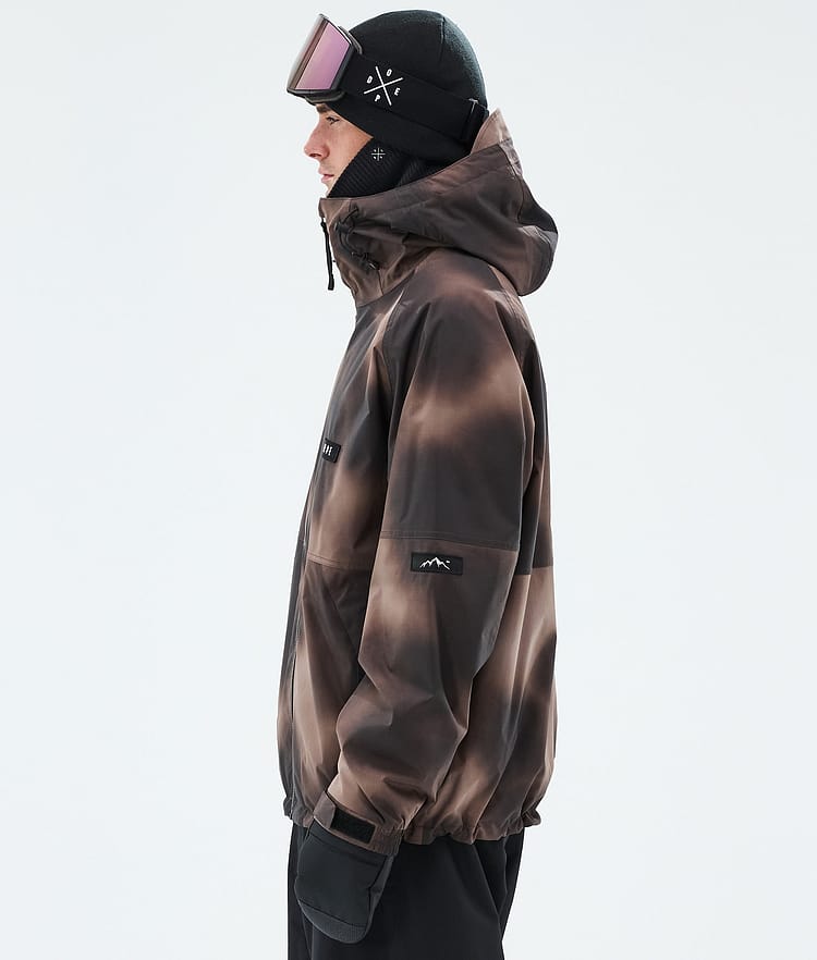 Dope Spartan Skijacke Herren Brown Tiedye, Image 5 of 8