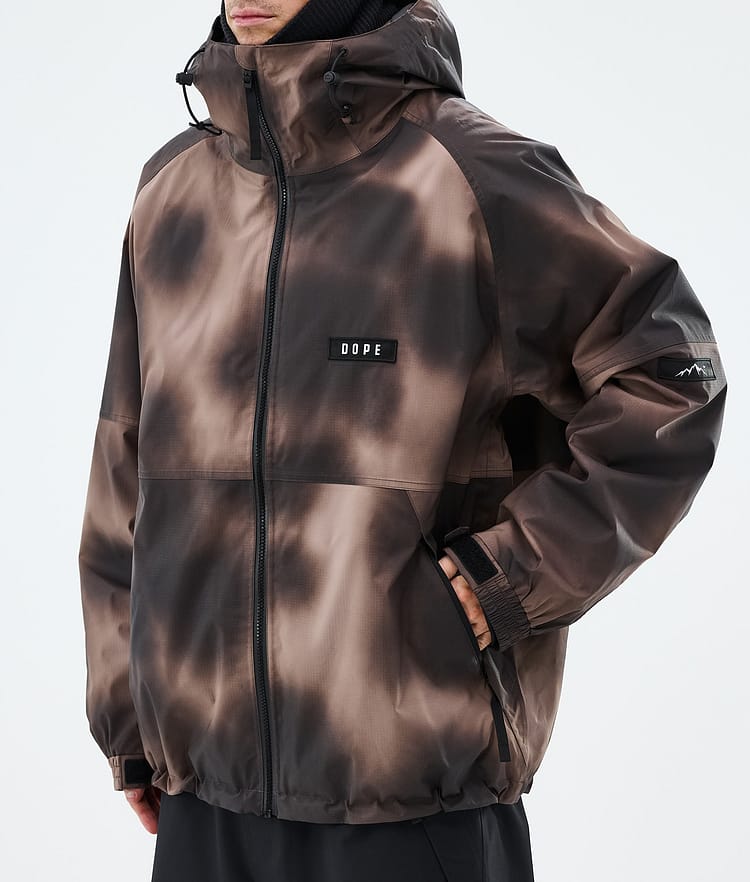 Dope Spartan Snowboardjacke Herren Brown Tiedye, Image 7 of 8