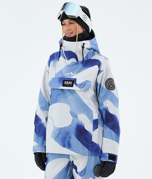 Dope Blizzard W Snowboardjacke Damen Blue Ice