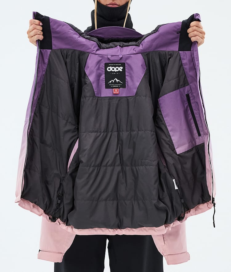 Dope Spartan W Snowboardjacke Damen Plum, Image 8 of 8