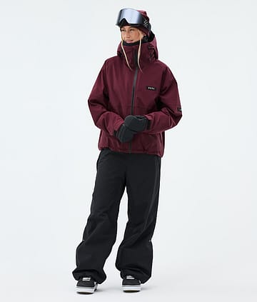 Dope Spartan W Snowboard Outfit Burgundy/Black