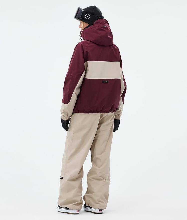 Dope Spartan W Snowboard Outfit Damen Burgundy/Sand, Image 2 of 2