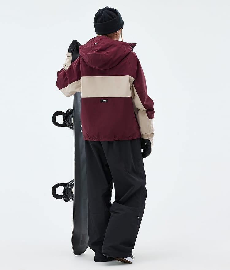 Dope Spartan W Snowboard Outfit Damen Burgundy/Sand/Black, Image 2 of 2