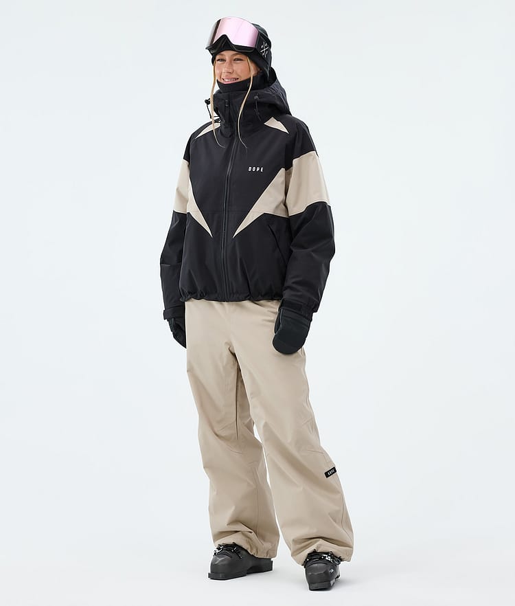 Dope Spartan W Skijacke Damen Spike Black/Sand, Image 2 of 8