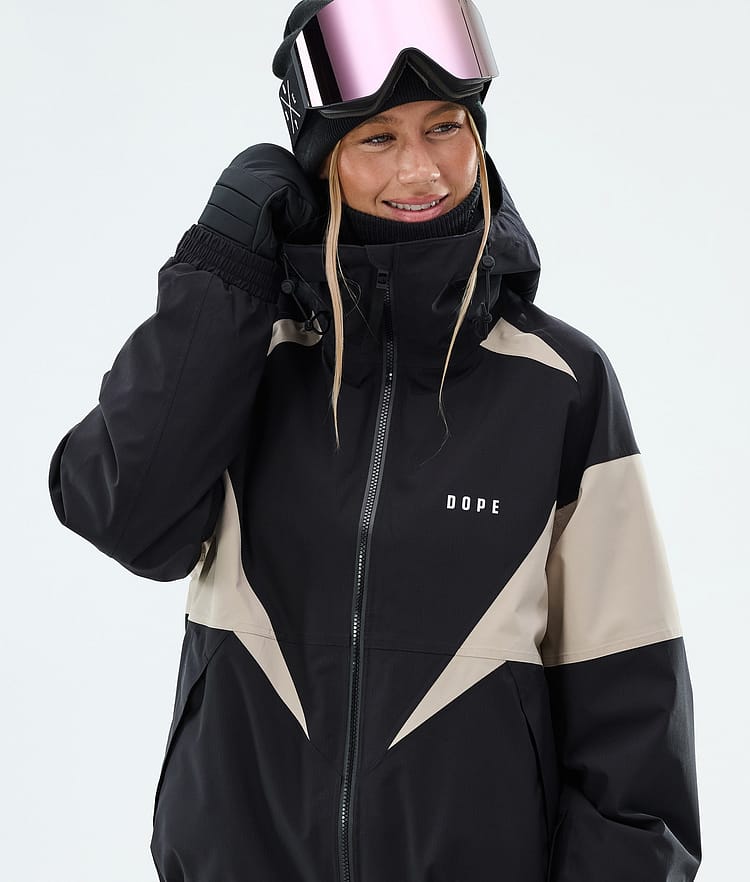 Dope Spartan W Skijacke Damen Spike Black/Sand, Image 4 of 8