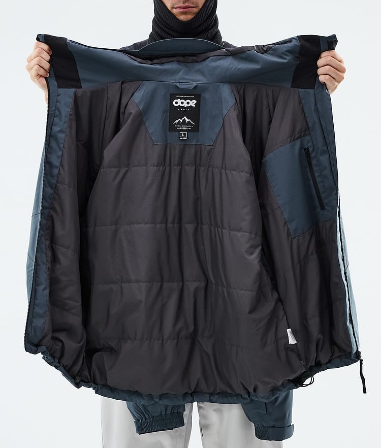 Dope Spartan Snowboardjacke Herren Spike Metal Blue/Light Grey, Image 8 of 8