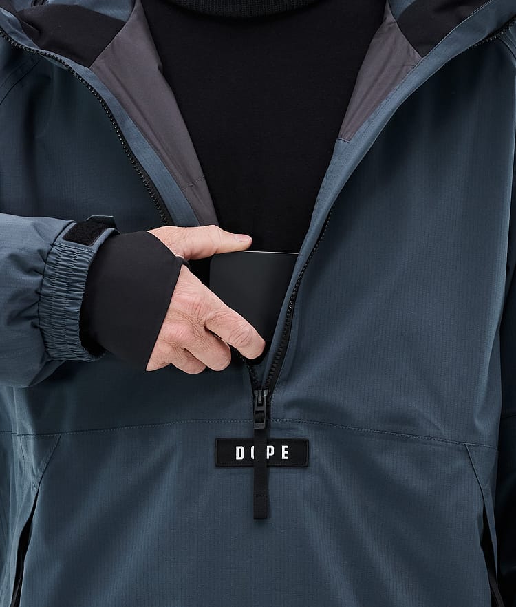 Dope Arnok Snowboardjacke Herren Metal Blue, Image 8 of 8