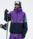 Dope Spartan Snowboardjacke Herren Sport Vivid Purple/Atlantic/Dark Blue