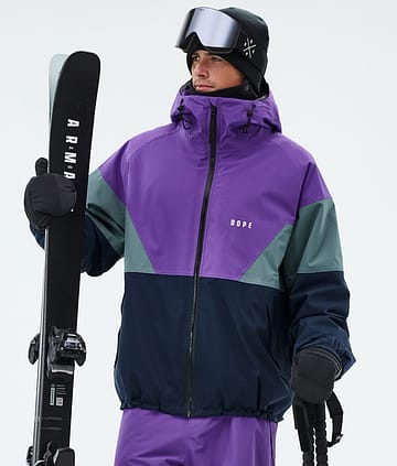 Dope Spartan Skijacke Sport Vivid Purple/Atlantic/Dark Blue