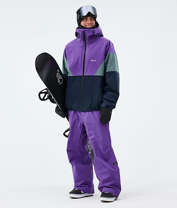 Dope Spartan Snowboard Outfit Vivid Purple/Atlantic/Dark Blue
