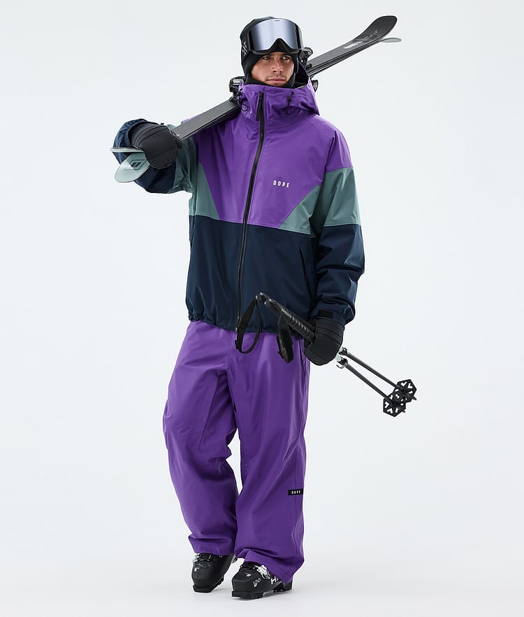 Dope Spartan Skijacke Herren Sport Vivid Purple/Atlantic/Dark Blue, Image 2 of 8