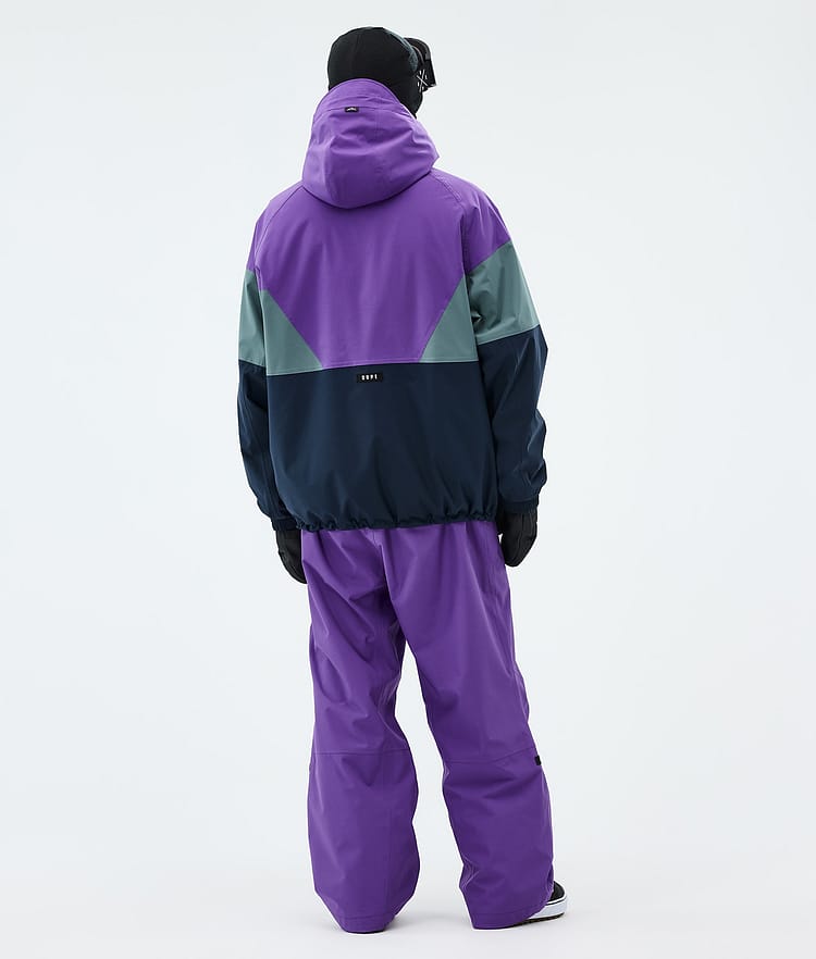 Dope Spartan Snowboardjacke Herren Sport Vivid Purple/Atlantic/Dark Blue, Image 3 of 8