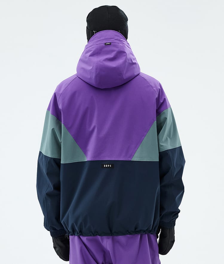 Dope Spartan Snowboardjacke Herren Sport Vivid Purple/Atlantic/Dark Blue, Image 6 of 8