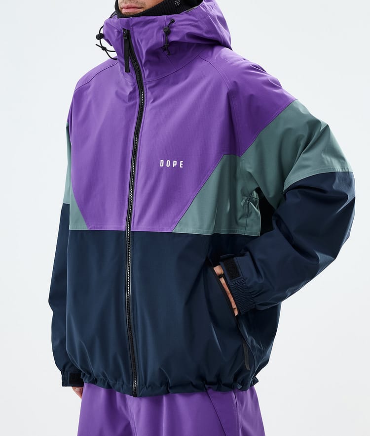 Dope Spartan Skijacke Herren Sport Vivid Purple/Atlantic/Dark Blue, Image 7 of 8